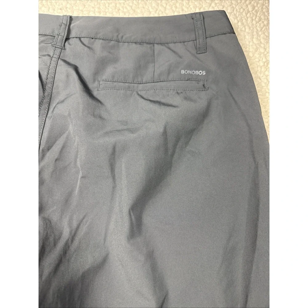 Bonobos Golf‎ Slim Fit Pants Mens 34 x 30 Gray Chino Stretch Casual Athleisure